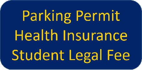 Parking Permits Health Insurance Student Legal Fee